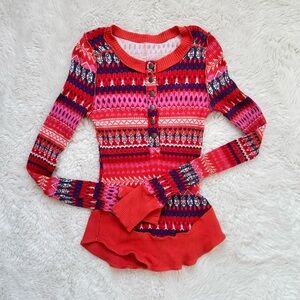 Free People Movement Rally Rib Henley